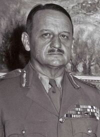 Генерал-майор Бернс, 1954 год