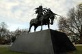 Статуя Чингисхана в Лондоне. Автор — Даши Намдаков.
