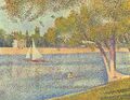 «Сена в Гранд-Жатт, весна» (The Seine and la Grande Jatte - Springtime) 1888, Королевские музеи изящных искусств