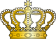 Georgian golden crown with pearls and cross.svg