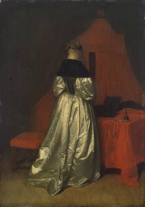 Герард Терборх. Дама в своей комнате. Ок. 1655 года