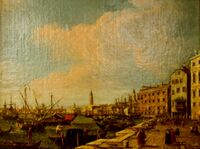 Неизвестный художник круга Антонио Каналетто. «Вид Венеции». XVIII век