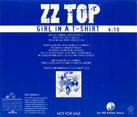 Обложка сингла ZZ Top «Girl in a T-Shirt» (1994)