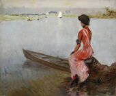 На озере. 1880.