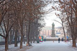 Гоголевский бульвар зимой  ОКН