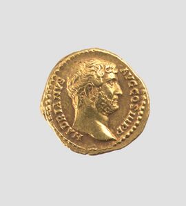 Римский ауреус Адриан; 134—138 годы; 7,4 г; Метрополитен-музей