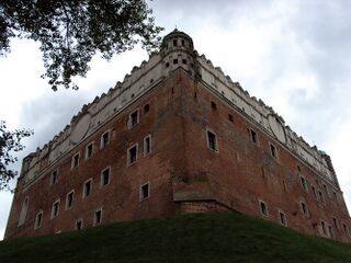 Вид замка с северо-восточной стороны