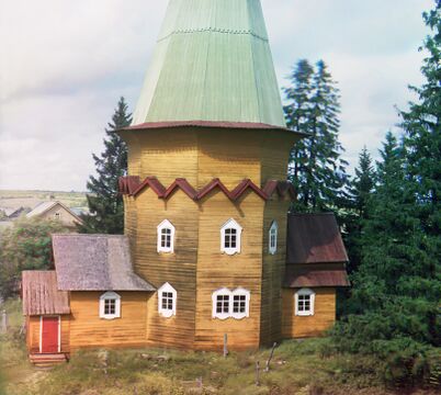 Преображенская церковь. Село Пидьма. 1909 г.