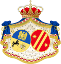 Grand Coat of Arms of Caroline Murat Bonaparte.svg