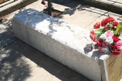 Grave of Turkish officer in Gobustan Rayon (dead in 1918).JPG