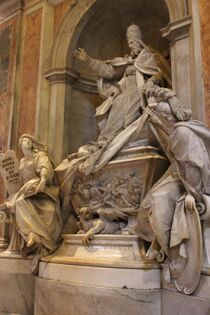 Памятник папе Григорию XIII. 1715–1723. Собор Святого Петра, Ватикан