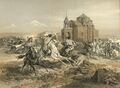 Курды и персы атакуют Вагаршапат, Григорий Гагарин, 1847