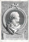 Е. Чемесов по рисунку Ж. Л. де Велли. Портрет графа Г. Орлова. Резец, офорт, сухая игла. 1764.