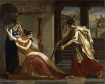 Гермиона и Орест. Картина по трагедии Расина «Андромаха». Музей изящных искусств Кана