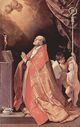 Гвидо Рени. «Святой Андрей Корсини» (перед распятием Мкеланджело?)