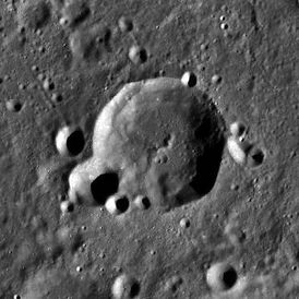 Снимок зонда Lunar Reconnaissance Orbiter.