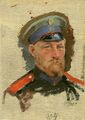 Портрет нестроевого рядового 86-го Вильманстрандского пехотного полка. Гурьев, Иван Петрович, 1904