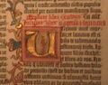 Германская 42-строчная Библия Гутенберга — первая книга, напечатанная в Европе с помощью наборного шрифта[2]