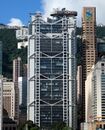 Главное здание банка HSBC, Гонконг имеет видимую структуру ферм.