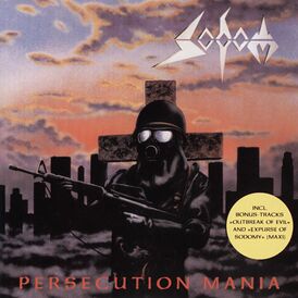 Обложка альбома Sodom «Persecution Mania» (1987)