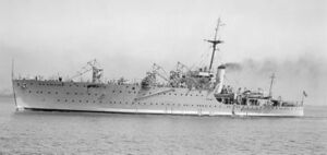 HMAS Albatross во времена службы в австралийском флоте