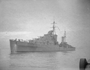 Лёгкий крейсер «Бонавенчер» типа «Дидо», 1940 год