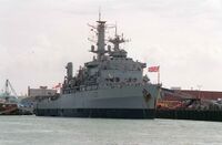 Десантные корабли HMS Fearless перебрасывали войска в Северную Ирландию накануне операции.