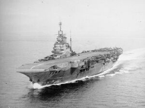 HMS Indomitable в 1943 году