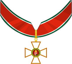 HUN Order Of Merit Commander's Cross Military Division.svg