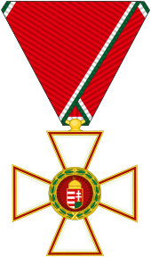 HUN Order Of Merit Knigt's Cross Military Divsion.svg