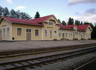 Здание станции в Хаапамяки