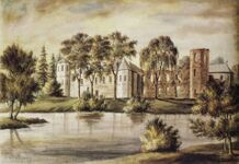Гольшанский замок на картине Н. Орды