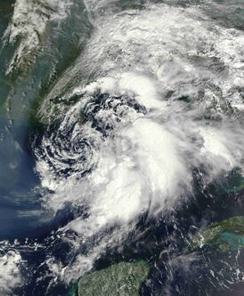 Тропический шторм Ханна близок к пику интенсивности 13 сентября
