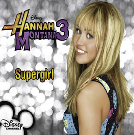 Обложка сингла Ханны Монтаны «Supergirl» (2008)