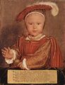 Портрет Эдуарда VI в детстве, 1538. Национальная галерея искусства, Вашингтон