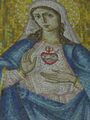 Мозаика с изображением Девы Марии