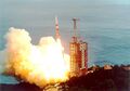 Запуск Харуки на борту ракеты Mю-5