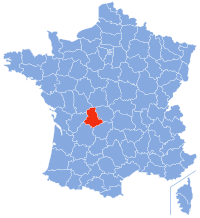 Верхняя Вьенна на карте