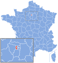 О-де-Сен на карте