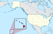 Гавайи на карте США