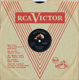Обложка сингла Элвиса Пресли «Heartbreak Hotel» (1956)