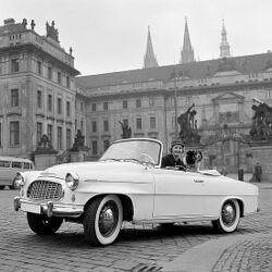 Шарлотта в Праге, 1957 год.