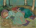 Спящие в саду Марта Фогелер и Паула Модерзон-Беккер, 1904