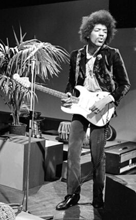 Джими Хендрикс в 1967 году