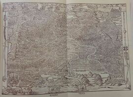Карта 1557 года (С. Герберштейн)
