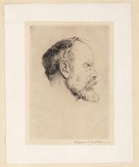 Портрет Вольфганга Гейне работы худ. Германа Штрука. 1919