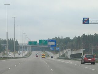 Е75 возле Хельсинки