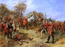 Георг II во время битвы при Деттингене.