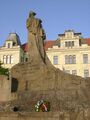 Памятник Яну Гусу в городе Горжице