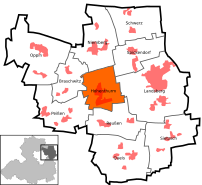 Хоэнтурм на карте городского округа